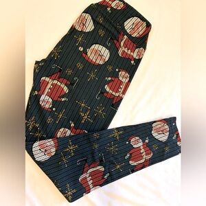 LULAROE Tall & Curvy Santa Leggings